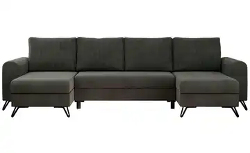 Wohnlandschaft Dunkelgrau