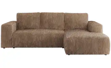 Ecksofa Braun