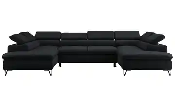 Wohnlandschaft Schwarz