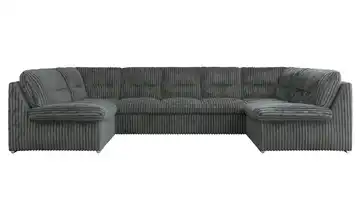 Wohnlandschaft Dunkelgrau Wohnlandschaft Grau Cord Dunkelgrau