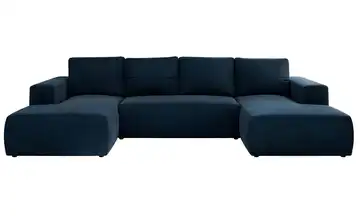 Wohnlandschaft Dunkelblau