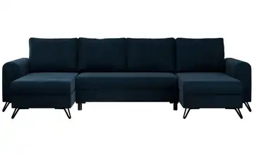 Wohnlandschaft Dunkelblau