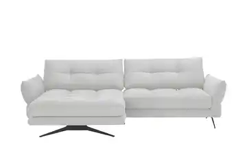 Twist Ecksofa Roda Silbergrau Grundfunktion links