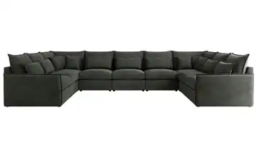 Wohnlandschaft Graphit Graphit Wohnlandschaft Grau