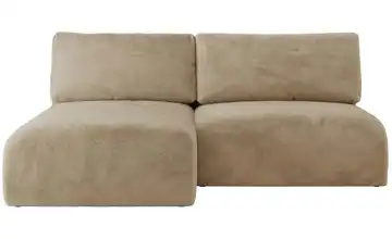 Ecksofa mit Schlaffunktion Vivo Beige links Teddy