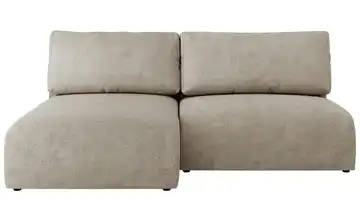 Ecksofa mit Schlaffunktion Vivo Beige links Webstoff