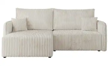 Ecksofa Beige Ecksofa Beige Cord Beige links
