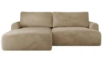 Ecksofa mit Schlaffunktion Tono Beige Teddy links
