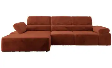 Ecksofa Teddy links Orange