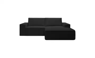 Selsey Ecksofa Farese Mini rechts Schwarz