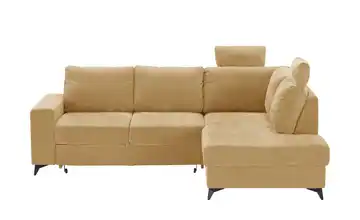 Primo Ecksofa Salamanca rechts Gelb