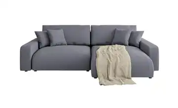 S-STYLE Ecksofa Emma rechts Grau