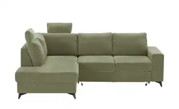 Primo Ecksofa Salamanca links Moosgrün
