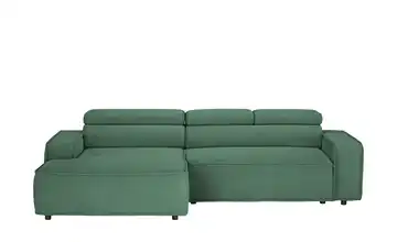 Twist Ecksofa Liam Erweiterte Funktion Feincord Grün links