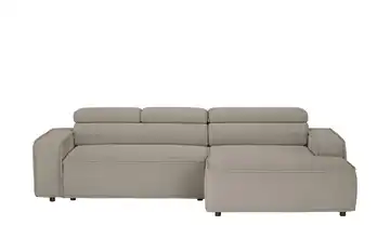 Twist Ecksofa Liam Grundfunktion Feincord Schlamm rechts