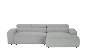 Twist Ecksofa Liam Grundfunktion Feincord Grau rechts