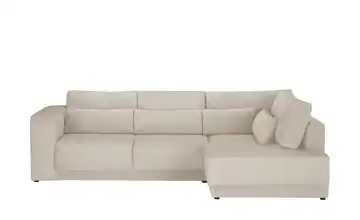 Twist Ecksofa Tirana Creme Feincord rechts