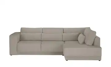 Twist Ecksofa Tirana Schlamm Feincord rechts