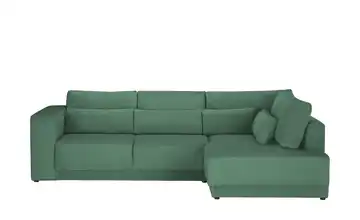 Twist Ecksofa Tirana Grün Feincord rechts
