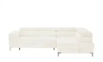 Ecksofa mit verstellbaren Kopfstützen Arte Beige Boucléstoff rechts