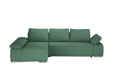 Twist Ecksofa Soft Feincord Erweiterte Funktion links Grün