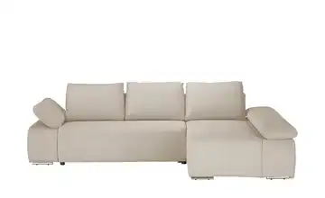 Twist Ecksofa Soft Feincord Erweiterte Funktion rechts Creme