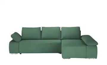 Twist Ecksofa Soft Feincord Grün Erweiterte Funktion rechts