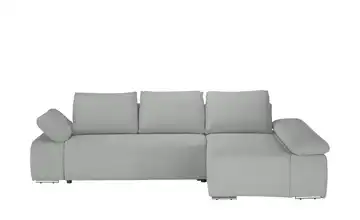 Twist Ecksofa Soft Feincord Grau Erweiterte Funktion rechts