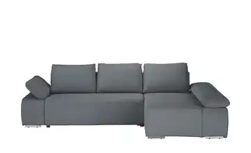 Twist Ecksofa Soft Feincord Stahlgrau Erweiterte Funktion rechts