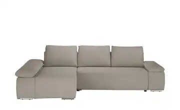 Twist Ecksofa Soft Feincord ohne links Schlamm