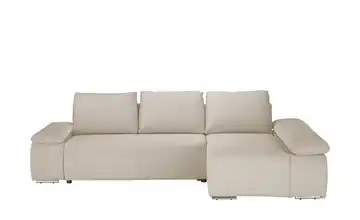 Twist Ecksofa Soft Feincord ohne rechts Creme