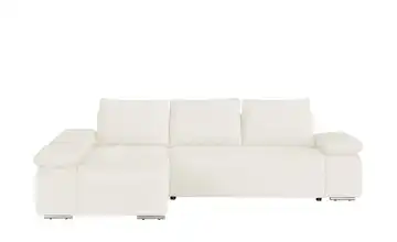 Twist Ecksofa Soft Cordstoff grob Creme Erweiterte Funktion links