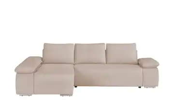 Twist Ecksofa Soft Cordstoff grob Erweiterte Funktion links Beige