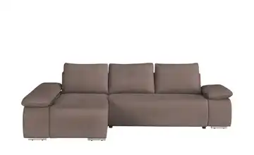 Twist Ecksofa Soft Cordstoff grob Erweiterte Funktion links Braun