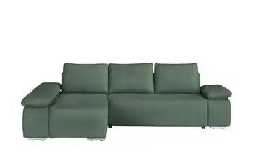 Twist Ecksofa Soft Cordstoff grob Erweiterte Funktion links Grün
