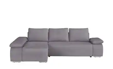 Twist Ecksofa Soft Cordstoff grob Grau Erweiterte Funktion links