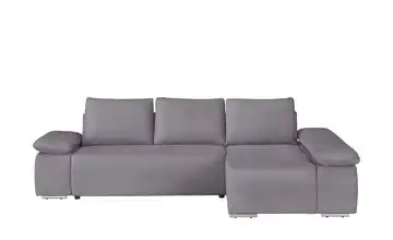 Twist Ecksofa Soft Cordstoff grob Grau Erweiterte Funktion rechts