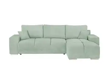 Primo Ecksofa mit Schlaffunktion Barco Grundfunktion rechts Mintgrün