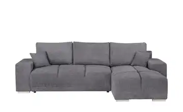 Primo Ecksofa mit Schlaffunktion Barco Grundfunktion rechts Dunkelgrau