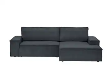 Primo Ecksofa mit Schlaffunktion Fjord Schwarz rechts
