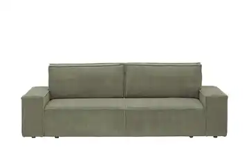 Primo Schlafsofa mit Bettkasten Fjord Olivgrün