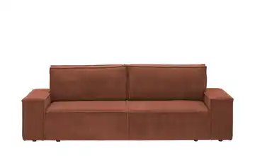 Primo Schlafsofa mit Bettkasten Fjord Rot