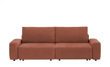 Primo Schlafsofa mit Bettkasten Bouli Rotbraun
