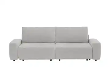Primo Schlafsofa mit Bettkasten Bouli Silbergrau