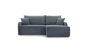 Selsey Ecksofa mit Schlaffunktion Netarro Dunkelgrau rechts