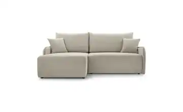 Selsey Ecksofa mit Schlaffunktion Netarro Beige links