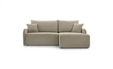 Selsey Ecksofa mit Schlaffunktion Netarro Dunkelbeige rechts