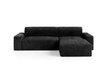 Ecksofa COCO L 100 mit Schlaffunktion Coco Schwarz