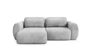 Ecksofa mit Schlaffunktion Cloud Hellgrau