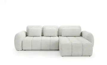 Ecksofa mit Schlaffunktion Contii Weiß